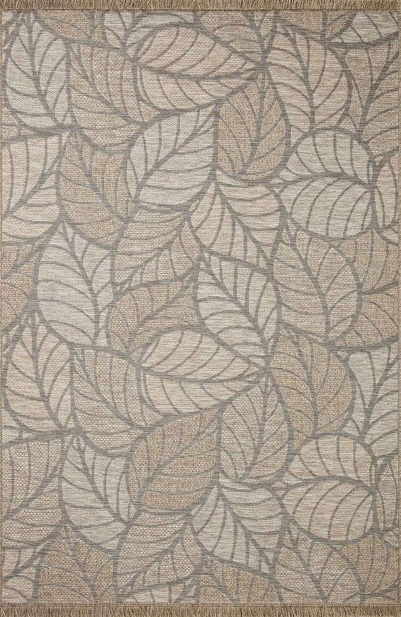 Loloi Dawn Collection Indoor/Outdoor DAW-05 Taupe 5'-1" x 7'-7" Area Rug
