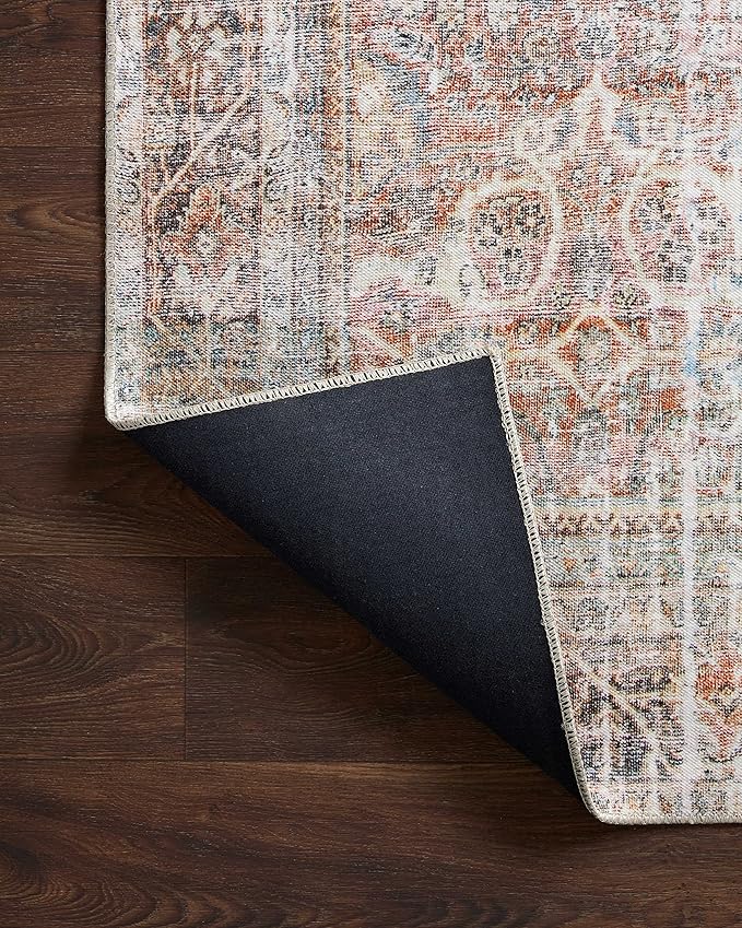 Loloi Adrian Collection ADR-05 Sunset/Charcoal 3'-6" x 5'-6", .19" Thick Accent Rug