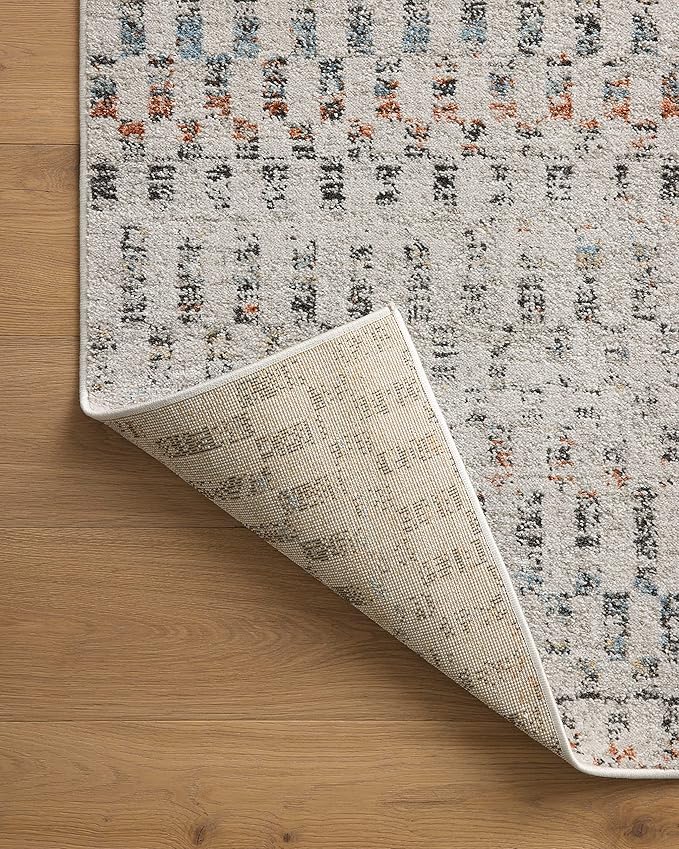 Loloi Kamala Collection KAM-05 Grey/Multi 6'-7" x 9'-6" Area Rug