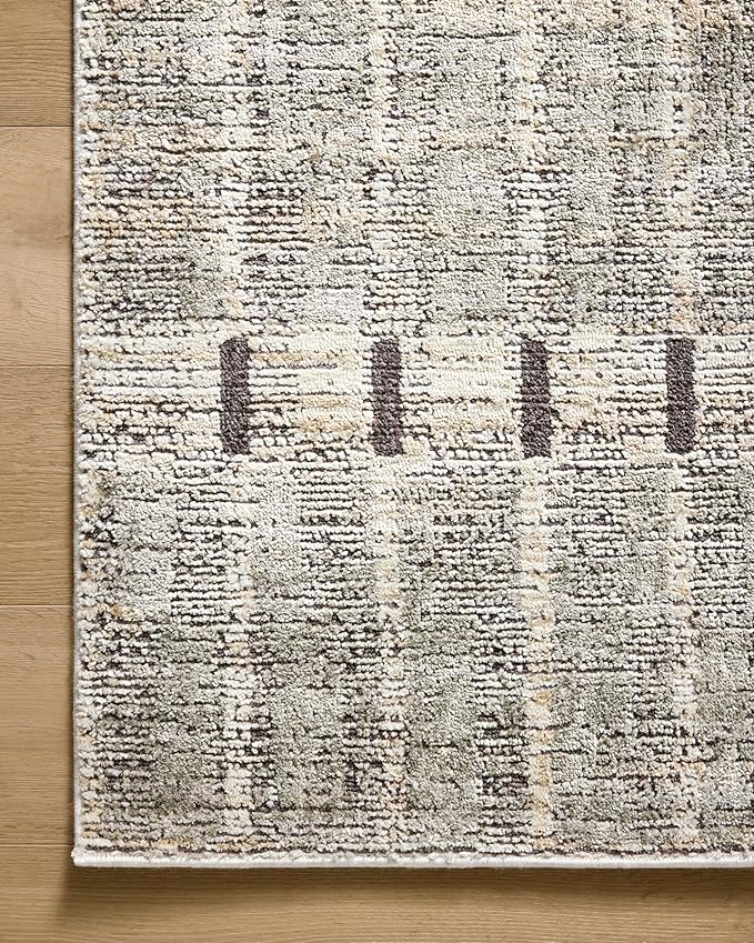 Loloi Jeremiah Brent Bleecker Collection BLE-04 Sage/Granite 4'-0" x 6'-0" Accent Rug