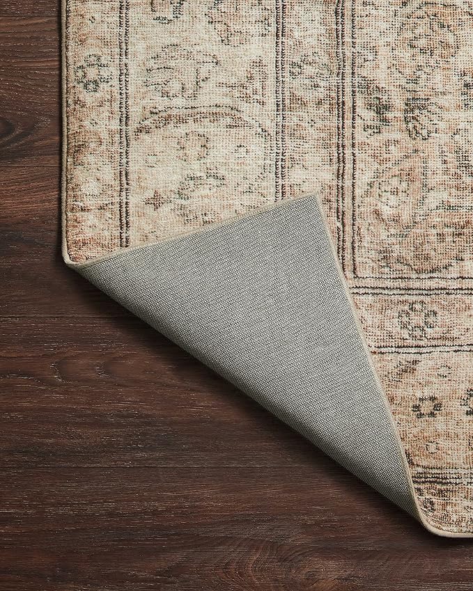Loloi Margot Collection MAT-01 Antique/Sage 2'-6" x 7'-6" Runner Rug feat. CloudPile, No-Shed Easy Clean Large Patterned Area Rug for Living Room, Bedroom, Dining Area