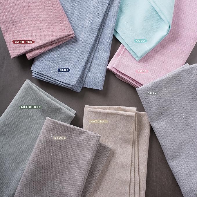 DII Chambray Kitchen, Tabletop Collection, Natural, 14x72 Table Runner