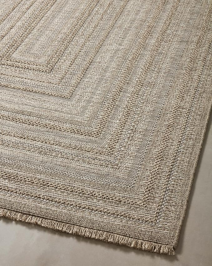 Loloi Dawn Collection Indoor/Outdoor DAW-01 Natural 5'-1" x 7'-7" Area Rug