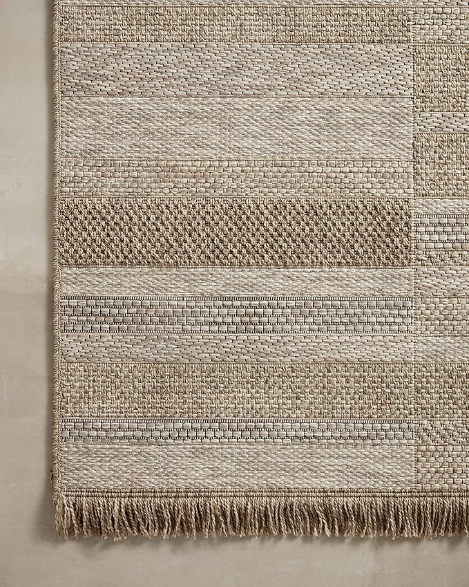 Loloi Dawn Collection Indoor/Outdoor DAW-03 Brown 7'-8" x 10' Area Rug