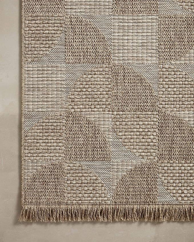 Loloi Dawn Collection Indoor/Outdoor DAW-08 Beige 2'-3" x 7'-7" Runner Rug