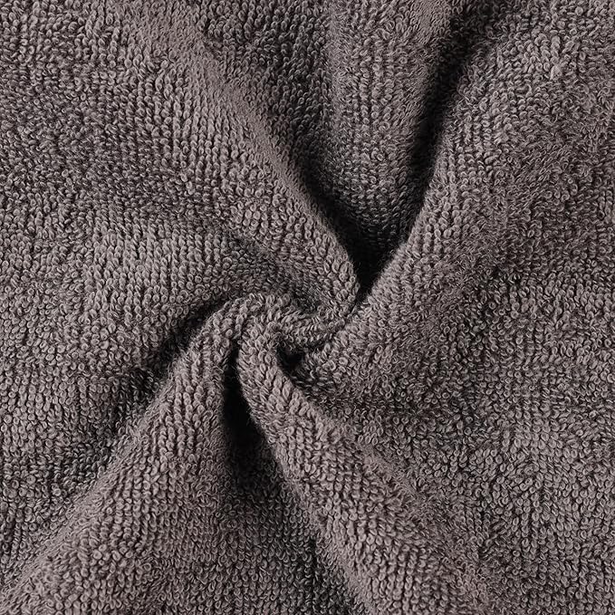 Superior Eco-Friendly Cotton 2-Piece Bath Sheet Set, Oversized Towels for Adults and Kids, Body Towels for Shower, Bath, Quick Dry, Resort, Bathroom Basics, Home, Apartment Essentials, Graphite