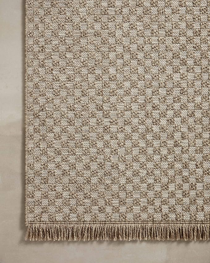 Loloi Dawn Collection Indoor/Outdoor DAW-02 Tan 2'-3" x 3'-9" Accent Rug