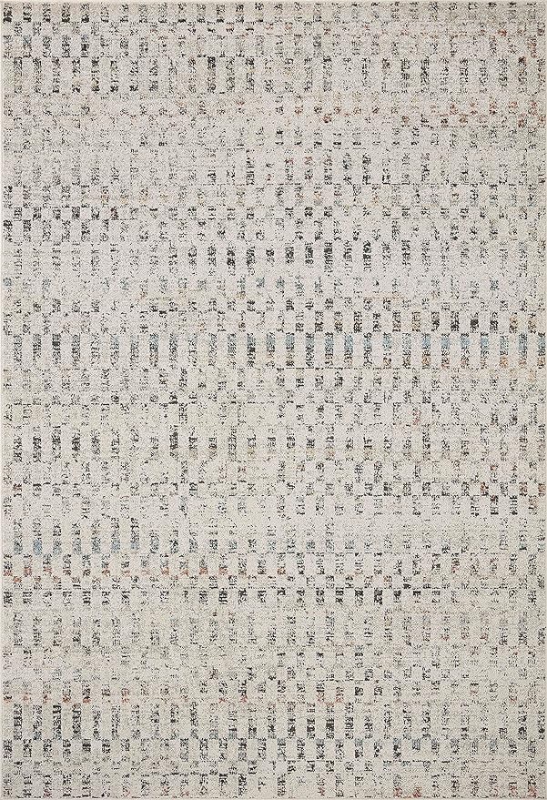 Loloi Kamala Collection KAM-05 Grey/Multi 6'-7" x 9'-6" Area Rug