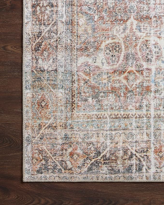 Loloi Adrian Collection ADR-05 Sunset/Charcoal 2'-6" x 9'-6", .19" Thick Runner Rug