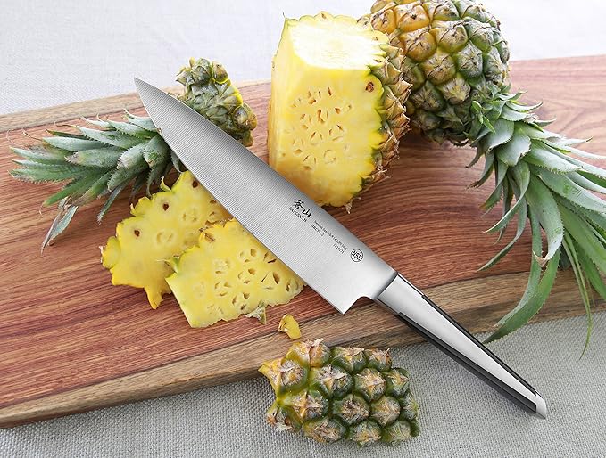 Cangshan TX Series 1021295 Swedish 14C28N Steel Forged 3-Piece TAI Knife Block Set, Walnut