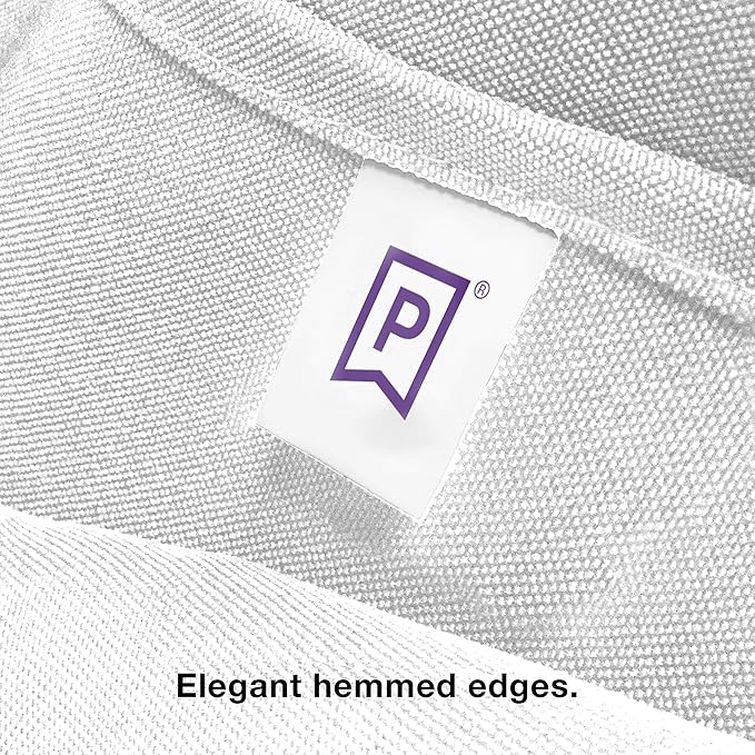 Gee Di Moda Rectangle Tablecloth - 60 x 102 Inch White Table Cloth for 6 Foot Rectangle Tables - Heavy Duty Washable Fabric - for Holiday Party, Dinner, Weddings, Baby Shower & Events