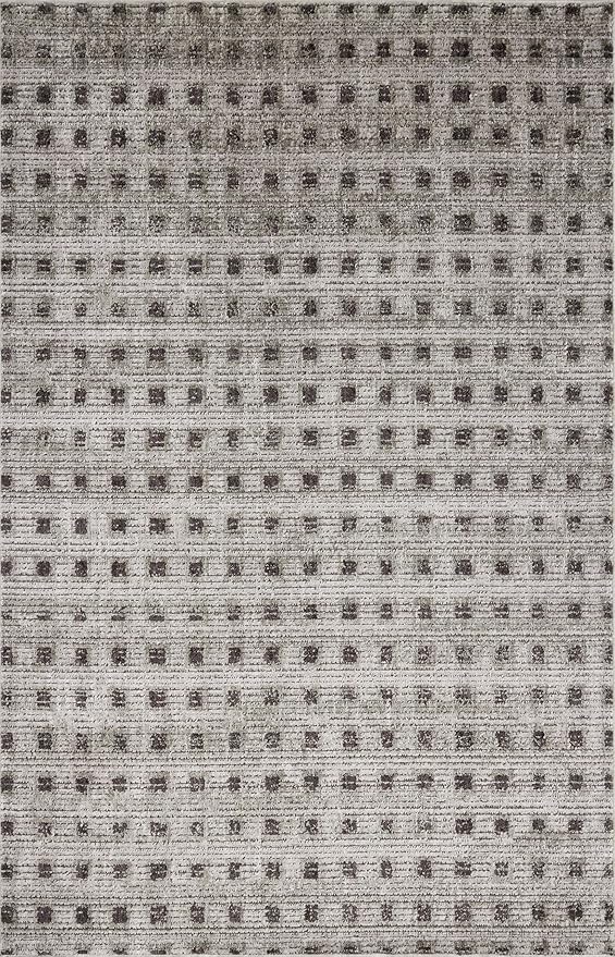 Loloi Jeremiah Brent Bleecker Collection BLE-06 Silver/Charcoal 2'-7" x 8'-0" Runner Rug