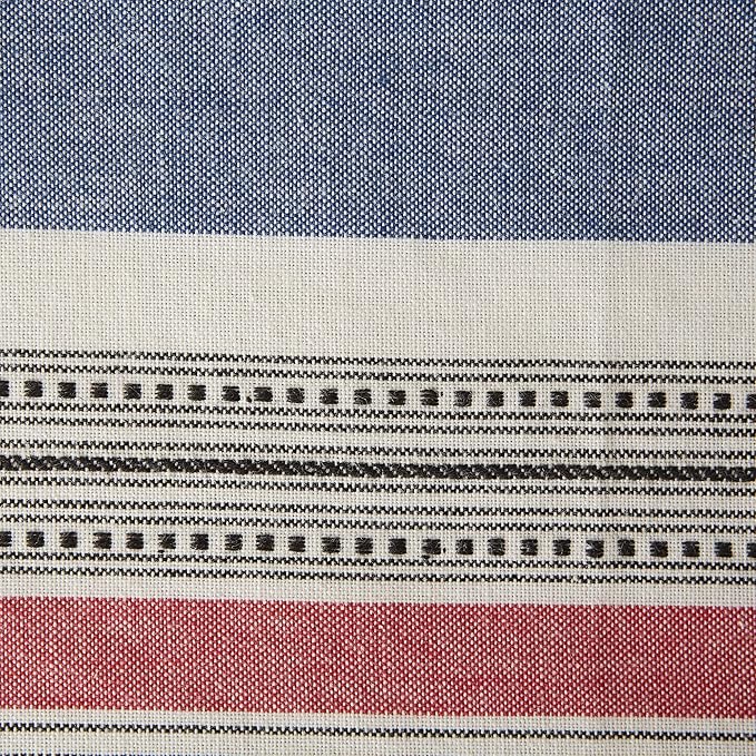 DII Variegated Tabletop Collection, Placemat Set3x19, Mediterranean, 6 Piece