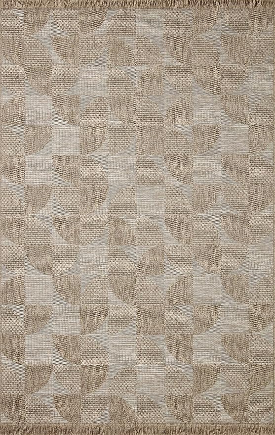 Loloi Dawn Collection Indoor/Outdoor DAW-08 Beige 11'-4" x 15' Area Rug