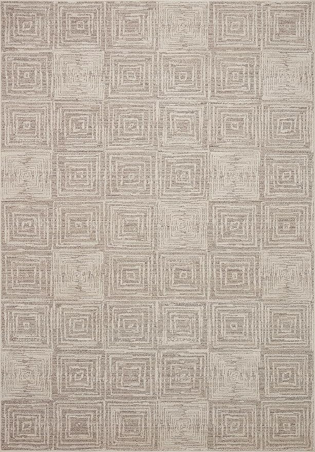 Loloi Darby Collection DAR-05 Beige/Grey 6'-7" x 9'-3" Area Rug