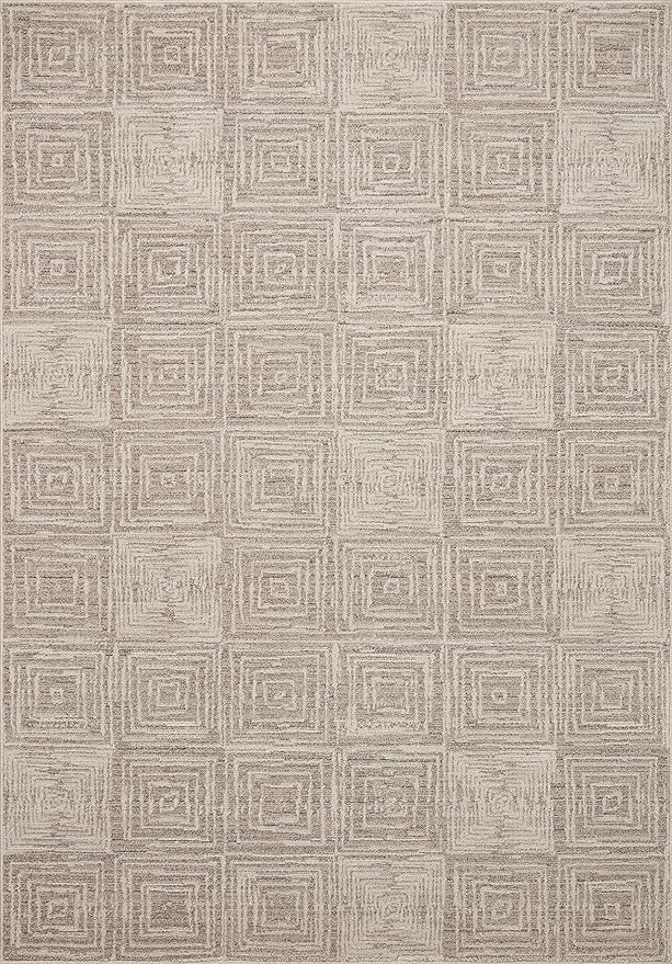 Loloi Darby Collection DAR-05 Beige/Grey 2'-7" x 4' Accent Rug
