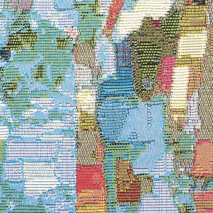 Nourison Home Color Splash Multicolor 4' x 6' Area Rug - Easy Clean, Non Shedding, Bed Room, Living Room, Dining Room, Kitchen (4' x 6')