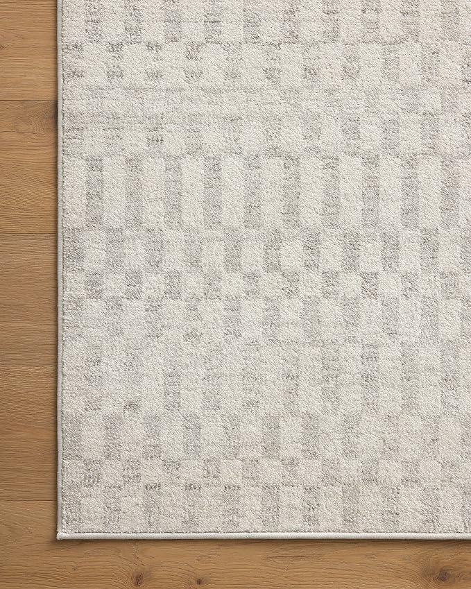 Loloi Kamala Collection KAM-05 Ivory/Grey 4'-0" x 6'-0" Accent Rug