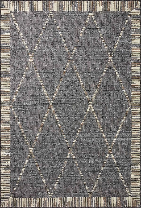 Loloi Rainier Collection RAI-09 Slate/Multi 9'-2" x 12'-2" Area Rug