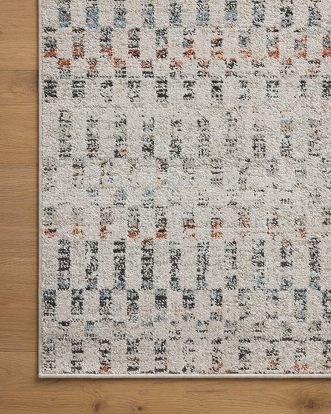 Loloi Kamala Collection KAM-05 Grey/Multi 2'-7" x 12'-0" Runner Rug