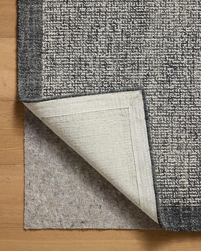 Loloi Magnolia Home by Joanna Gaines Henley Collection HNY-01 Ivory/Charcoal 2'-6" x 9'-6" Runner Rug